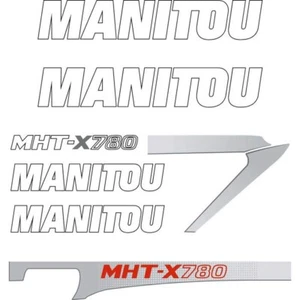Decal Sticker Set Manitou MHT-X780 Telehandler Decal Set - Picture 1 of 3