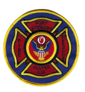 US Army Fort Stewart Hunter AAF GA Georgia Fire Rescue Dept. patch - NEU! - Bild 1 von 1