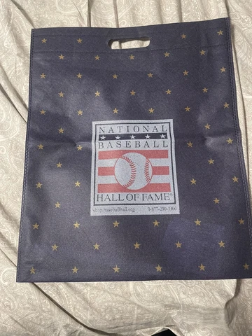 National Baseball Hall of Fame Cooperstown New York Tote bag logo on both Sides Cover