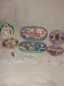 Vintage Polly Pocket Babysitting Nancy’s Wedding Grand Ballet Playsets Bluebird - Picture 1 of 16