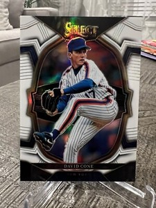 2023 Panini Select Baseball David Cone Card #32! WHITE PRIZM SP -- #'d 100/149