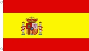 8' x 5' SPAIN FLAG Huge 8ft x 5ft Spanish Funeral Coffin Drape Giant Extra Large - Picture 1 of 1