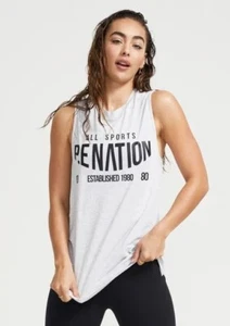Minor Defect! Pe Nation Box Out Tank Top Sports Luxe Print Sleeveless Shirt XS S - Picture 1 of 6
