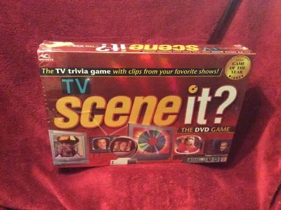 Scene It? TV Edition Board Game w/DVD 2005 NEW Shrink Wrapped Game of the Year - Image 1 of 4
