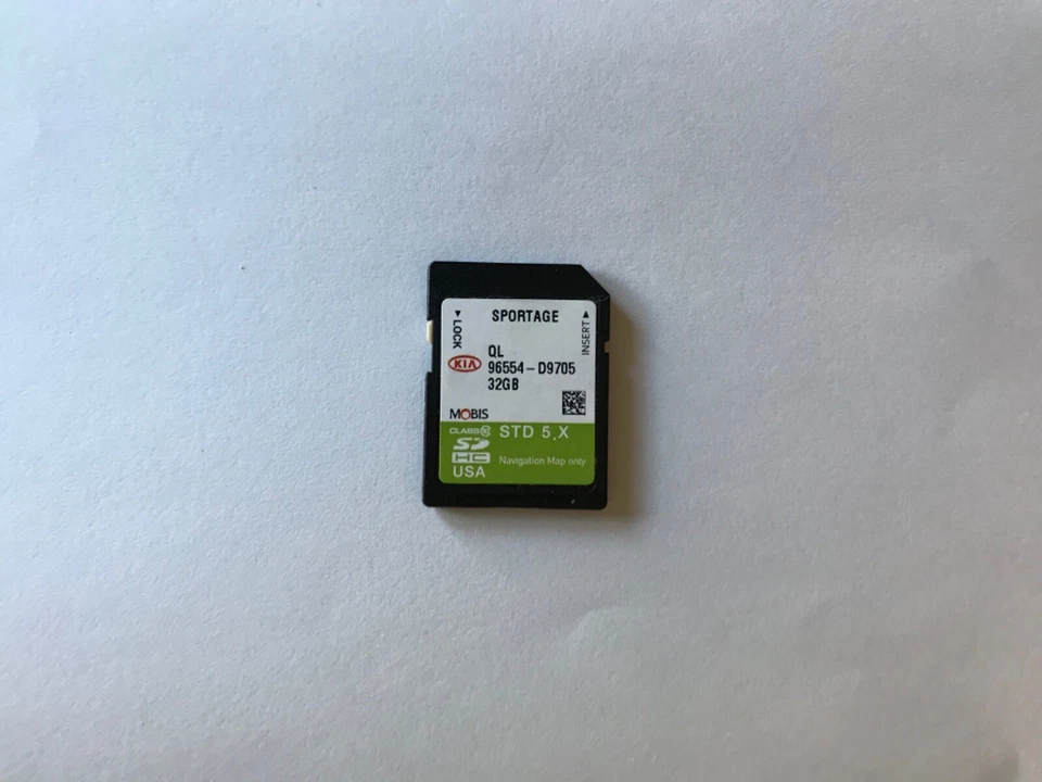 2018 2019 sportage Navigation SD CARD MAP DATA MEMORY 96554-D9705 USA map OEM  - Image 1 of 1