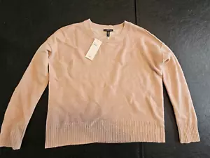 Eileen Fisher Cashmere Sweater Round Neck Sugar Plum Pink New NWT Womens Small S - Picture 1 of 7