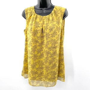 Blusa CAbi Mujer Cachemira Mostaza y Negra Talla Pequeña S NUEVA - Imagen 1 de 10