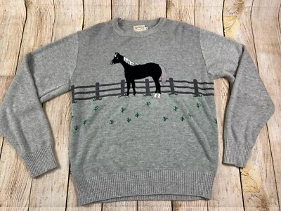 Suéter Pullover Western Vintage H Bar C Ranchwear Caballo Talla Grande Acrílico Foto 1 de 4