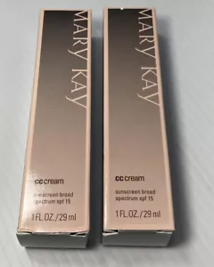 Mary Kay CC Cream Sunscreen SPF 15 Very deep, Deep Lot 2 - Picture 1 of 5