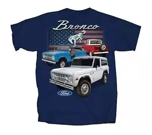 Ford Broncos azul para hombre... Joe Blow T con licencia (Joe Blow T's) - Imagen 1 de 1