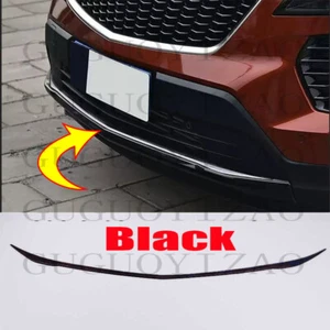 For Cadillac XT4 2018-2024 Black STAINLESS Front Bumper Grille Lower Strip trim - Foto 1 di 2