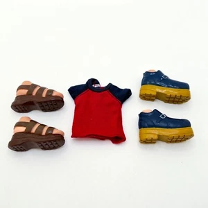 Lote Muñeca Koby Bratz Boyz Primera Edición Zapatos Mocasines Sandalias Top Camisa 🟢 - Imagen 1 de 6