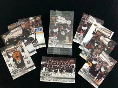UPPER DECK NEW Unopened Los Angeles Kings 2012 Stanley Cup Champions 9 Card Team Set - SGA