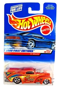 Hot Wheels ‘41 Willys 2000 First Editions 14 of 36 Cars Diecast Toy Orange NIP - Picture 1 of 4