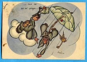 WW II -SATIRIC POSTCARD - BABIBI - PM 3300 guller 15.07.42 su c.30 IMP. (268956) - Picture 1 of 2