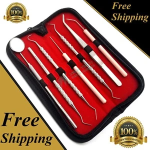 Kit de higiene oral dental profesional de 7 herramientas Limpieza profunda Escalador de dientes Juego de cuidado dental - Imagen 1 de 5