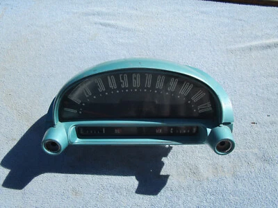 1955 Ford Victoria Fairlane Dash Instrument Cluster Gauges Speedometer - Image 1 of 4