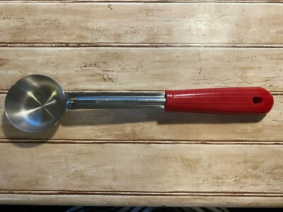 VOLLRATH 2 oz 18-8 acero inoxidable cuchara | mango rojo | 47122 | Corea  Foto 1 de 2