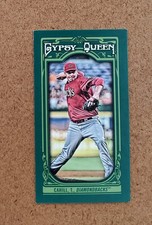 2013 Topps Gypsy Queen #297 Trevor Cahill green border mini 28/99
