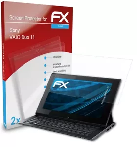 atFoliX 2x Screen Protection Film for Sony VAIO Duo 11 Screen Protector clear - Picture 1 of 9