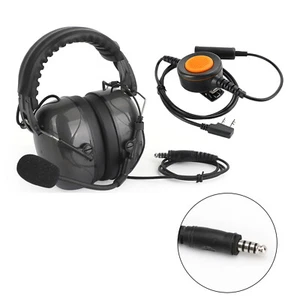 7.1-C5 Adjustable Noise Cancelling Headset pour Kenwood TK-208 TK-220 TK-240 - Zdjęcie 1 z 17