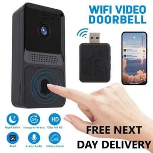 Smart WiFi Wireless Video Doorbell Phone Security Camera Door Bell Ring Intercom - Picture 1 of 15