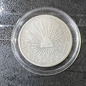 1855 Republica Mexicana 4 Reales Silver Coin 13.54 Grams - Picture 1 of 2