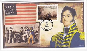 JVC CACHETS -2013 BATTLE FOR LAKE ERIE ISSUE #1 FIRST DAY COVER FDC - L.E. 20 EA - Picture 1 of 1