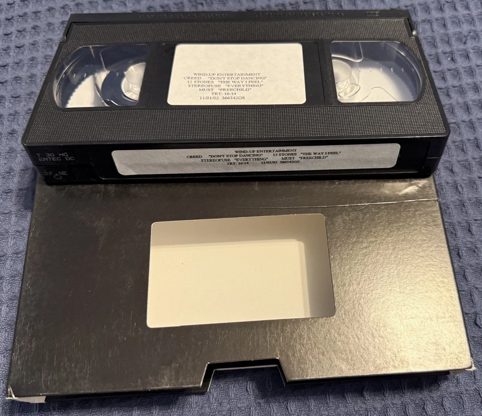 CREED-DON'T STOP/12 STONES-STEREOFUSE/MUST/2002 WIND-UP VHS PROMO MUSIC VIDEOS - Image 1 of 1