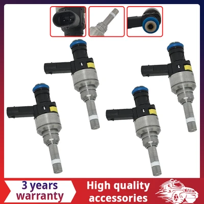 4PCS Fuel Injector For Mercedes-Benz C180 C200 C250 E200 E250 SLK200 12-15 Foto 1 de 4