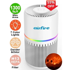 AIRFIRE Air Purifiers- Home 1300sq.ft HEPA Air Purifiers-Bedroom & Living Room - Picture 1 of 6