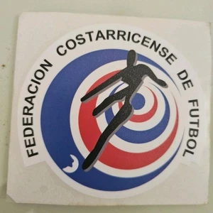 Calcomanía adhesiva vintage de fútbol de la Selección Nacional de Fútbol de Costa Rica FEDERACIÓN - Imagen 1 de 1