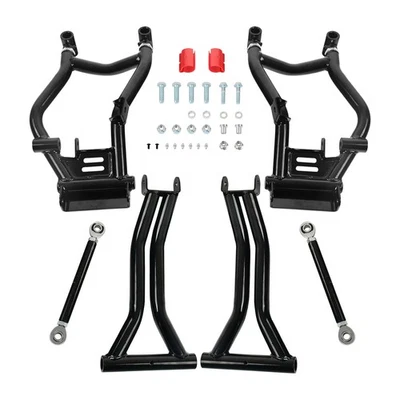 Brazos A traseros delanteros de acero de 1,5" para Polaris RZR S 800 / RZR 4 800 Foto 1 de 4
