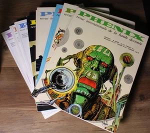 Phenix International Comic Magazin Menge 9 Sehr guter Erhaltungszustand + Französisch Sprache Snoopy Cover - Bild 1 von 9