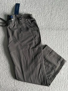 Koi Sapphire Scrub Pants Women’s XL Petite XLP Steel Gray Alicia Nursing Medical - Picture 1 of 13