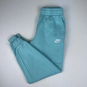 Nike Fleece Joggers Unisex Youth Size Large Drawstring Sweatpants Graphic Logo - Picture 1 of 6