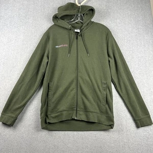 Zara Hoodie Womens L Green Full Zip Relentless Pockets Stretch Gym Train Yoga - Picture 1 of 8