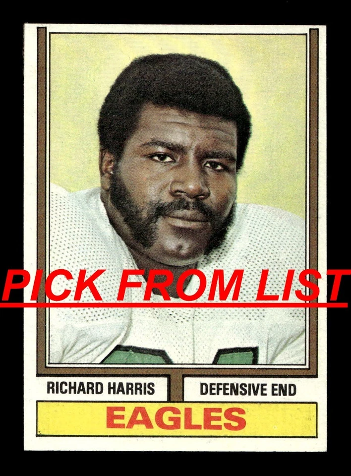1974 Topps Football #3-281 EX/EX-MT Pick From List ALL PICTURED cc8 - Image 1 of 1