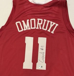 Camiseta Clifford Omoruyi Alabama Personalizada Firmada Beckett BAS Autógrafo Certificado de Autenticidad *67 - Imagen 1 de 4
