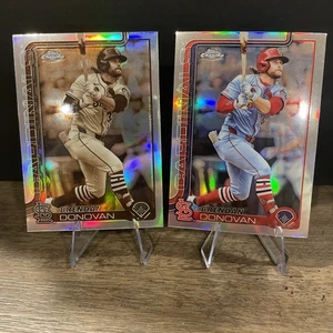 2025 Topps Chrome & Sepia Refractor Brendan Donovan #233 Cardinals All Star - Picture 1 of 2