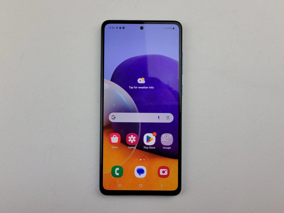 Samsung Galaxy A72 (SM-A725M/DS) 128 GB - Azul (GSM Desbloqueado) Doble SIM - H4517 Foto 1 de 4