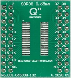SSOP38, TSSOP38 0.65mm(0.026") to 2 x IDC2x10 [US] - Picture 1 of 1