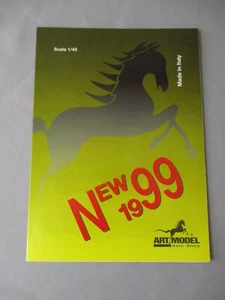 DV9959 DEPLIANT ART MODEL NEW 1999 FERRARI 15X21 cm 4 pages TRES BON ETAT - Imagen 1 de 3