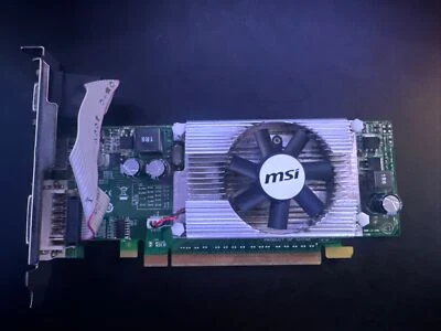 MSI NVIDIA GeForce 210 (VN210MD512) 512MB DDR2 SDRAM PCI Express x16 Graphics - Image 1 of 2