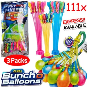 ZURU Bunch -O- Balloons - 105 Stück - selbstschließende Wasserbomben CRAZY Neu - Bild 1 von 12