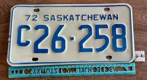 * Nummernschild, Kanada, Saskatchewan, 1972, C (Business-Owned Truck) 26 - 258 - Bild 1 von 1