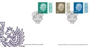 2025 GB KCIII *NEW* TARIFF £3.20, £3.50, £4.30 Definitives FDC 27.03.25 *NICE* - Picture 1 of 2