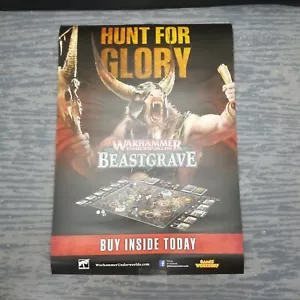 Warhammer Underworlds Beastrave Hunt For Glory Promo Poster 17x23 - Bild 1 von 1