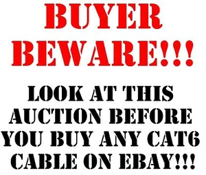 CAT6 Ethernet Riser CMR Cable Gigabit White 1000FT - SOLID BARE COPPER - Picture 1 of 2