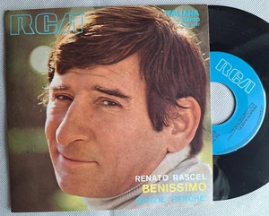 RENATO RASCEL BENISSIMO GRAZIE PERCHE' RCA 1970 RARO ITALY 45 RPM 7" SC6 - Foto 1 di 1